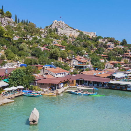Simena Kalesi ve Mezar; Kekova